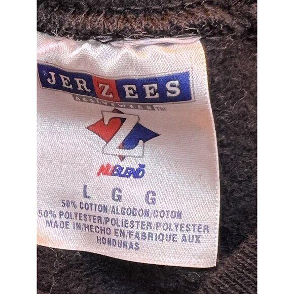 Vintage NASCAR Y2K Jerry Nadeau Army Of One Black Crewneck Sweatshirt 2003 Sz LG - Picture 4 of 6